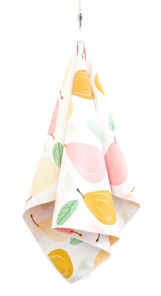 Pear-adise Waffle Hand Towel