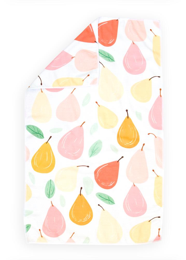 Pear-adise Waffle Hand Towel