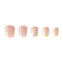 24 pcs Petal to the Metal Press On Nails short square