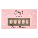  24 pcs Petal to the Metal Press On Nails short square