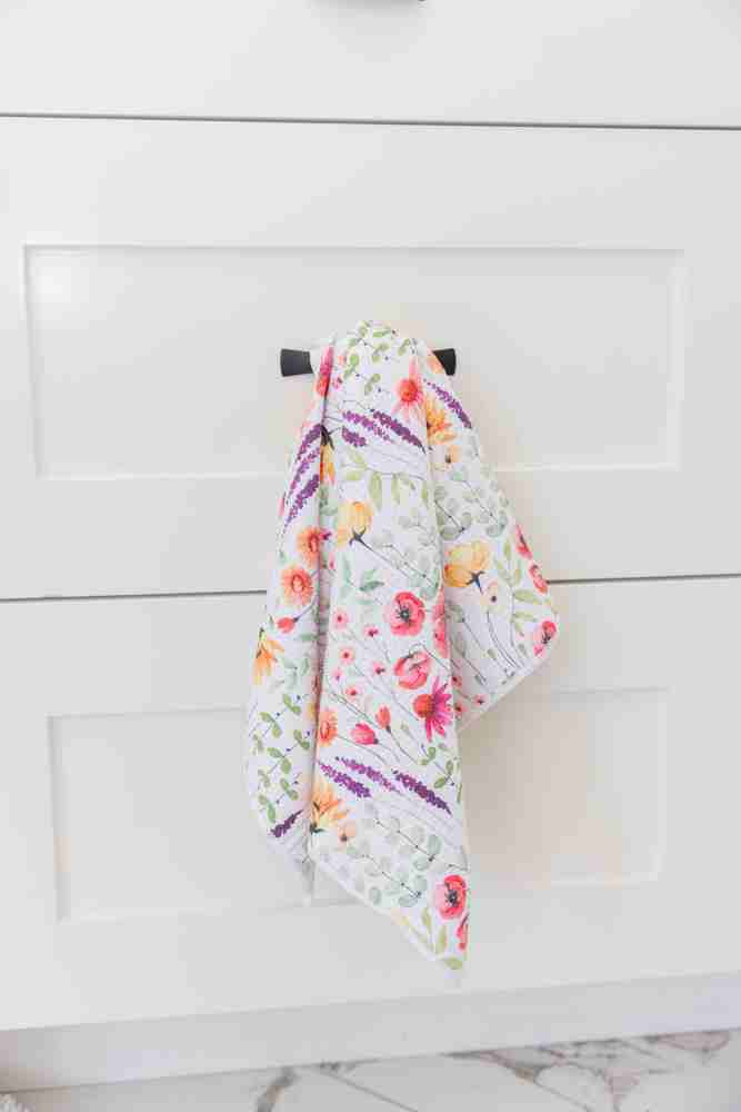 Wildflowers Waffle Hand Towel