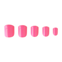  24 pcs Some Like it Hot Pink Press On Nails short square