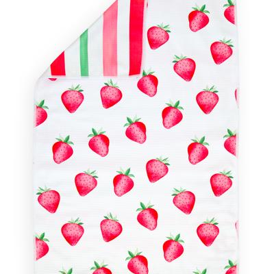 Strawberry Fields Waffle Hand Towel