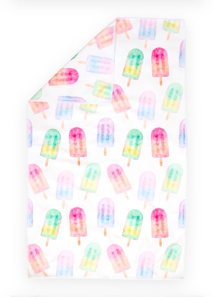 Summer Pop Waffle Hand Towel