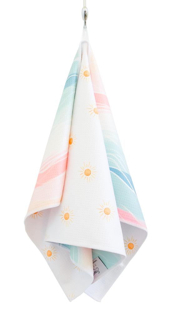 Summer Vibes Waffle Hand Towel