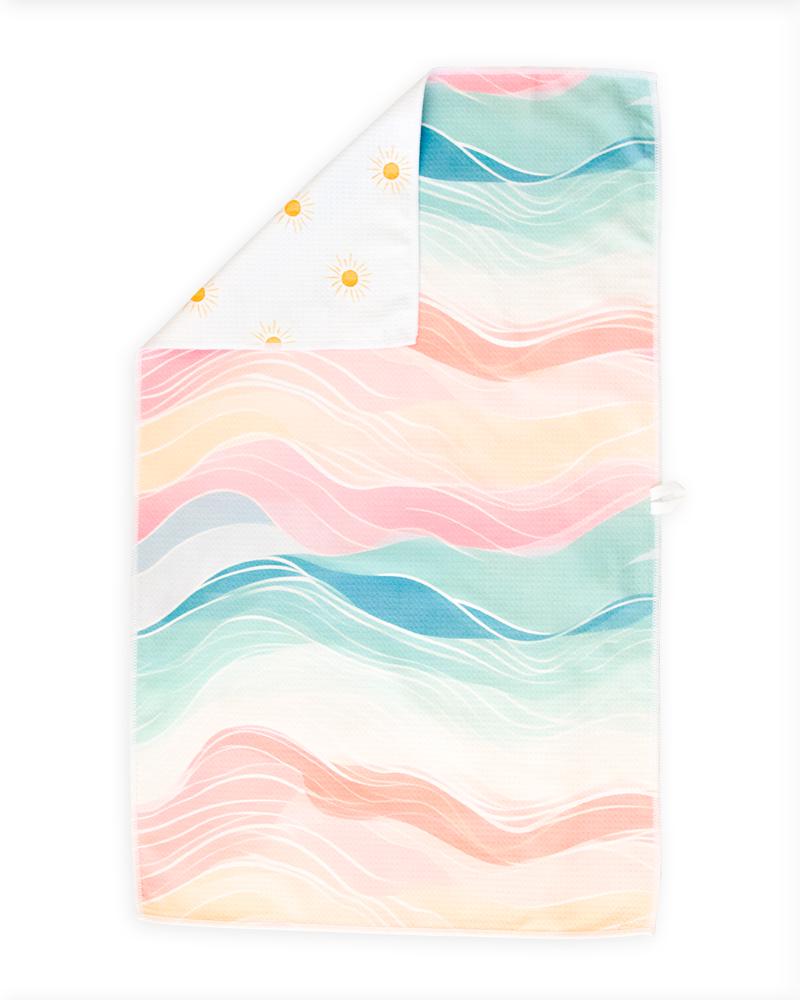 Summer Vibes Waffle Hand Towel