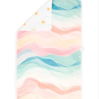 Summer Vibes Waffle Hand Towel