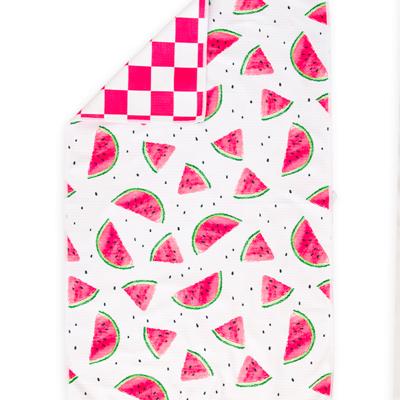 Sweet Watermelon Waffle Hand Towel