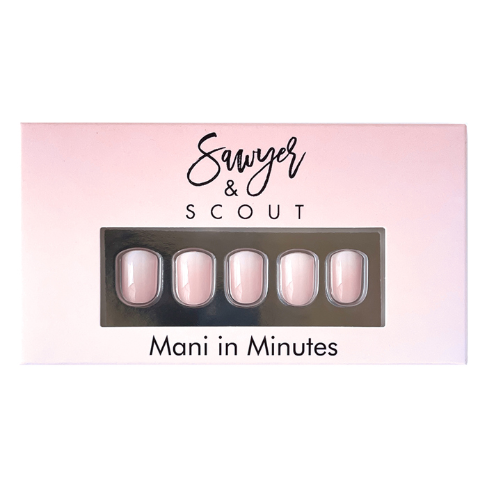 24 pcs Uncommon Press On Nails short square