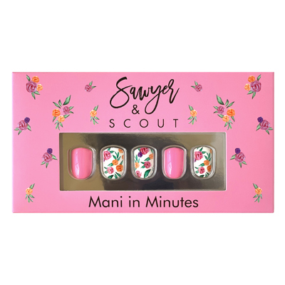 24 pcs What's Up Buttercup Press On Nails short square