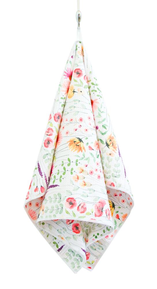 Wildflowers Waffle Hand Towel