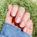 24 pcs Cover Me in Daisies Press On Nails Short Square
