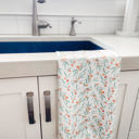  Orange Berries Waffle Hand Towel