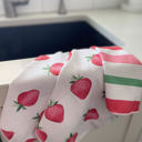  Strawberry Fields Waffle Hand Towel