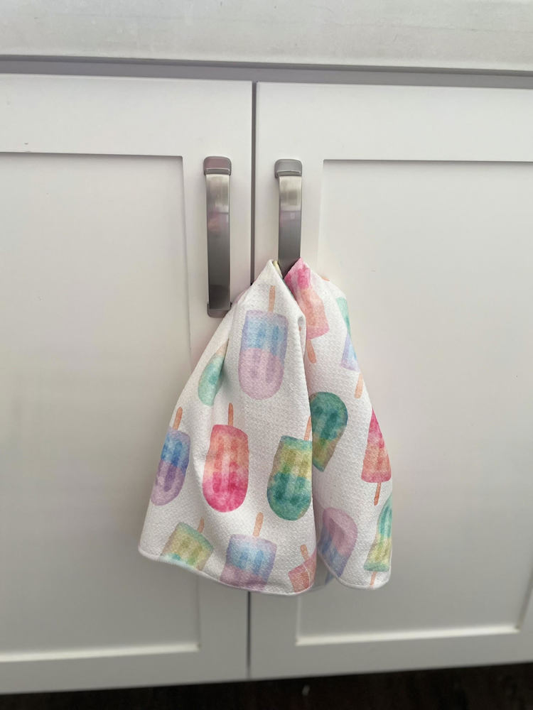 Summer Pop Waffle Hand Towel