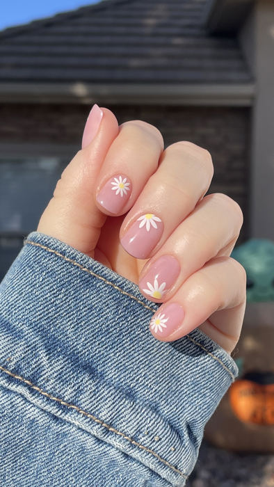 24 pcs Late Bloomer Press On Nails short square
