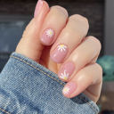  24 pcs Late Bloomer Press On Nails short square