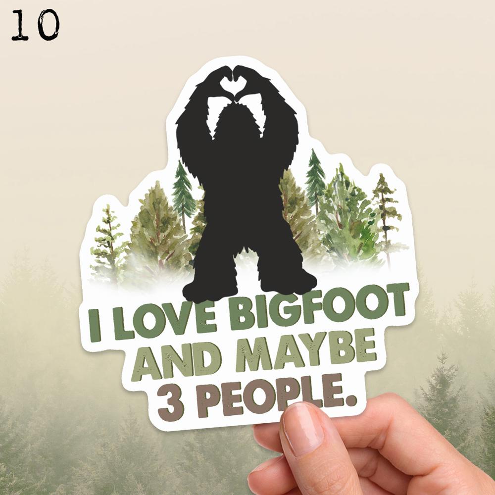 Bigfoot Laptop Phone Case Water Bottle Car Waterproof Vinyl Stickers