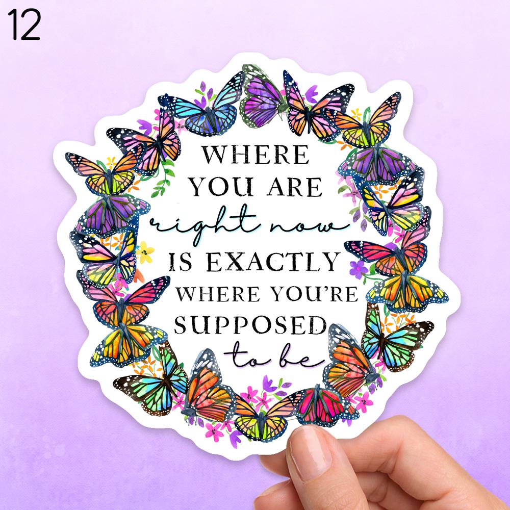 Assorted Butterfly Vinyl Stickers