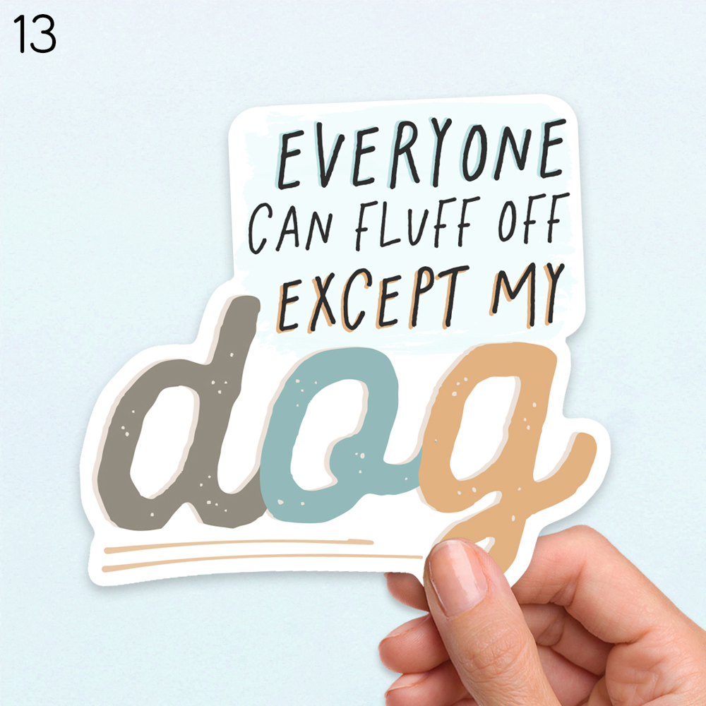 Dog/Cat Stocking Stuffer Waterproof Vinyl Stickers