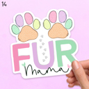  Dog/Cat Stocking Stuffer Waterproof Vinyl Stickers