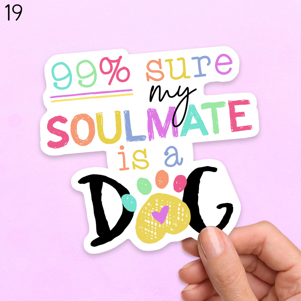 Dog/Cat Stocking Stuffer Waterproof Vinyl Stickers