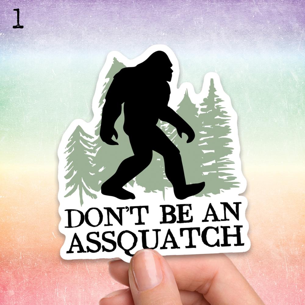 Bigfoot Laptop Phone Case Water Bottle Car Waterproof Vinyl Stickers