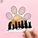  Dog/Cat Stocking Stuffer Waterproof Vinyl Stickers