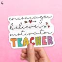  Assorted Teacher Laptop Vinyl Stickers