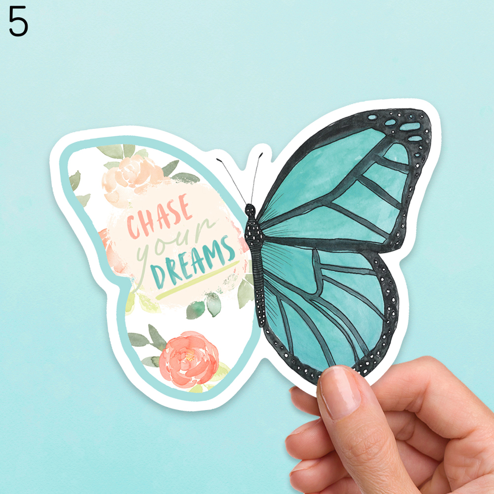 Assorted Butterfly Vinyl Stickers