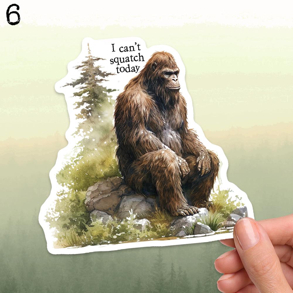 Bigfoot Laptop Phone Case Water Bottle Car Waterproof Vinyl Stickers