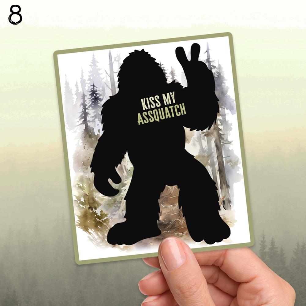 Bigfoot Laptop Phone Case Water Bottle Car Waterproof Vinyl Stickers