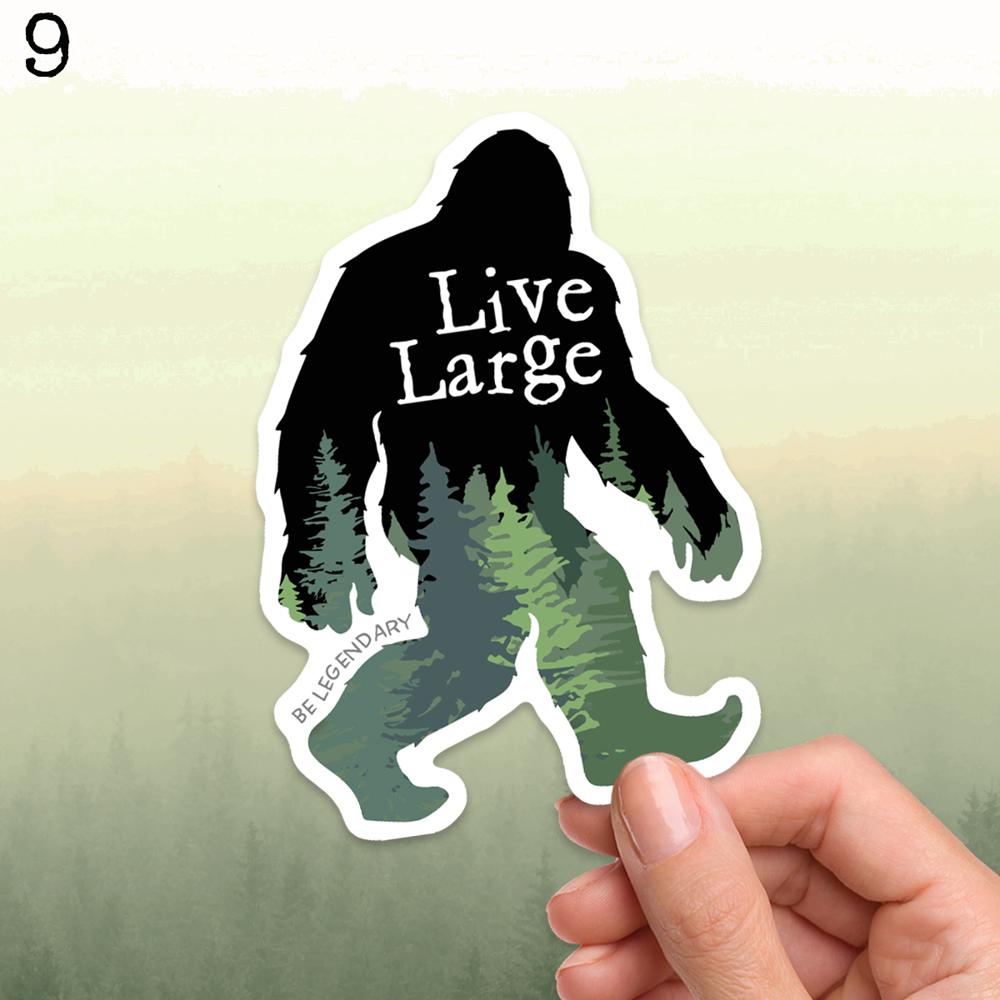 Bigfoot Laptop Phone Case Water Bottle Car Waterproof Vinyl Stickers