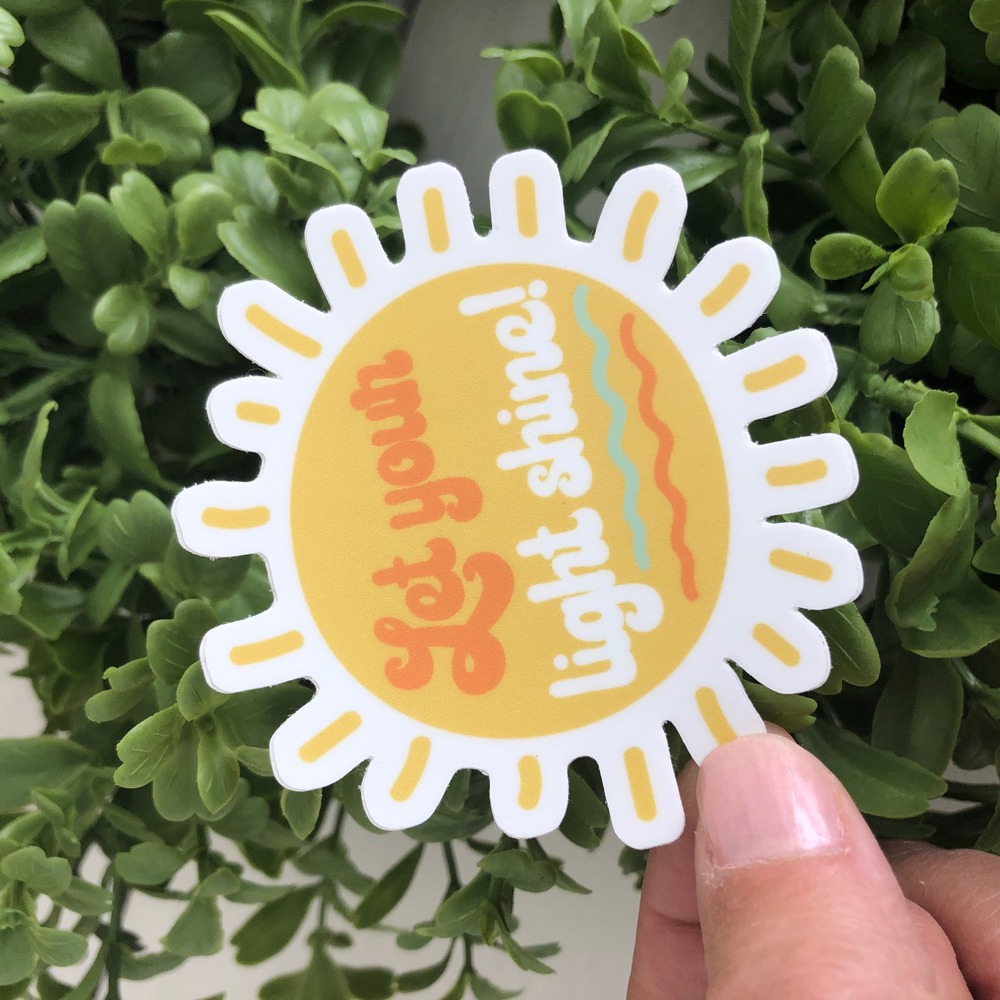 Positivity Sunshine Sticker Pack (set of 6)