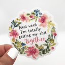  Naughty Floral Sticker Pack 2