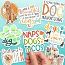  Assorted Dog Waterproof Laptop Stickers