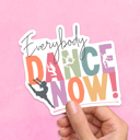  Dance Laptop Waterproof Viny Sticker Pack (set of 6)