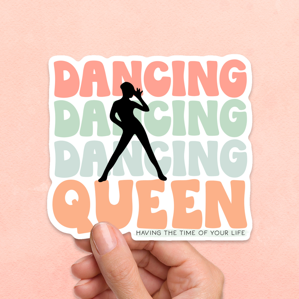 Dance Laptop Waterproof Viny Sticker Pack (set of 6)