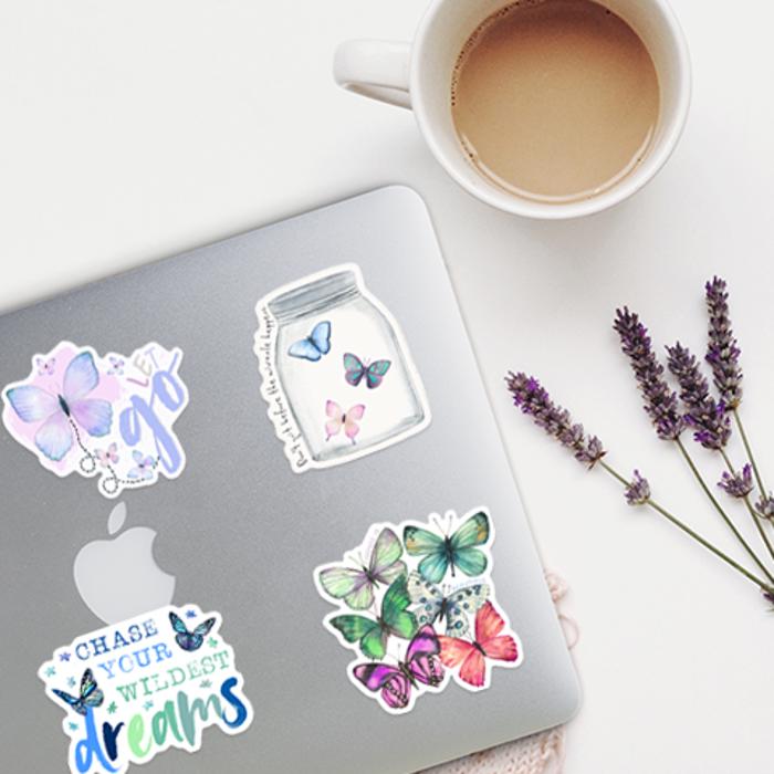 Butterfly Sticker Pack (Set of 4)
