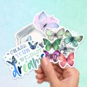  Assorted Butterfly Vinyl Stickers