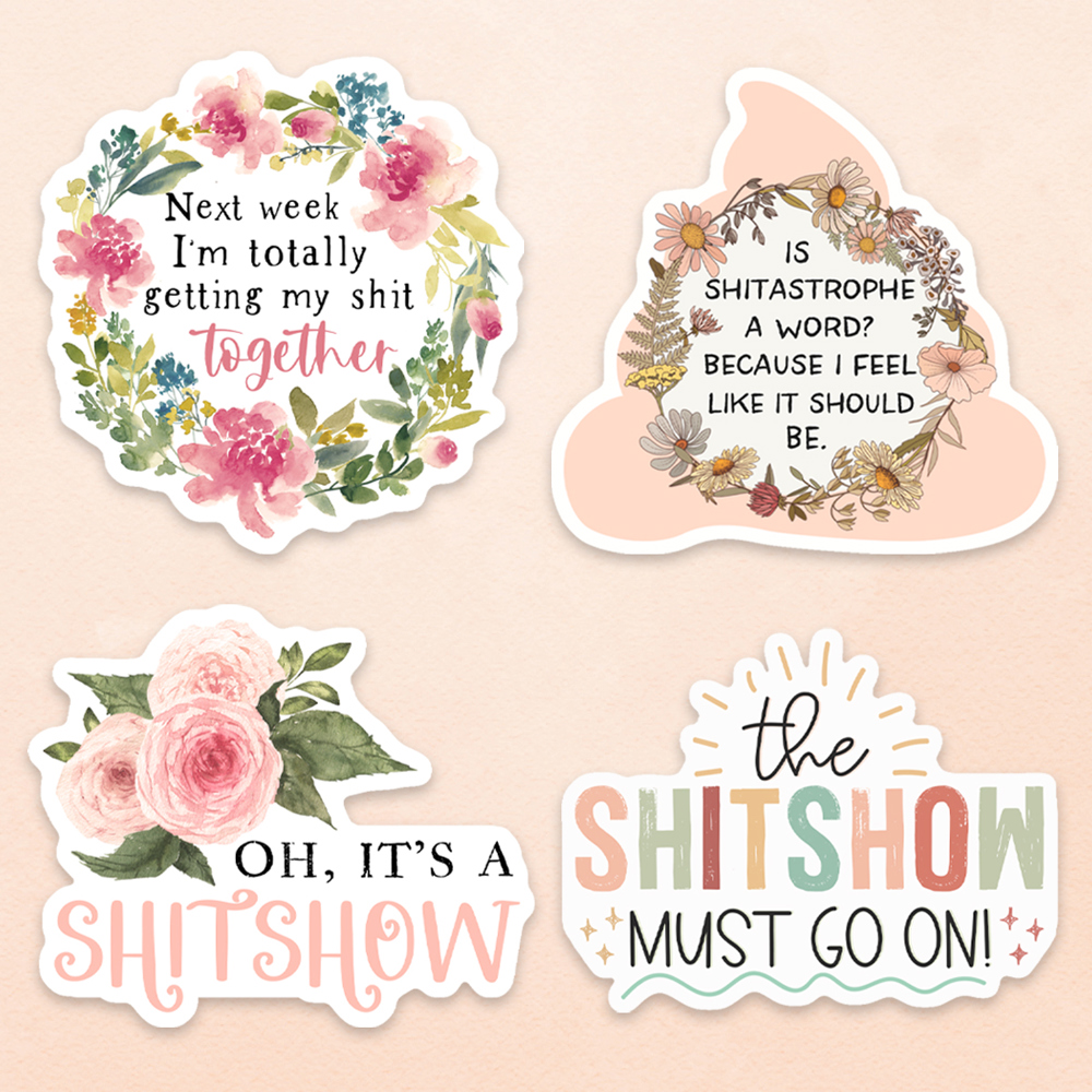 Naughty Floral Sticker Pack 2