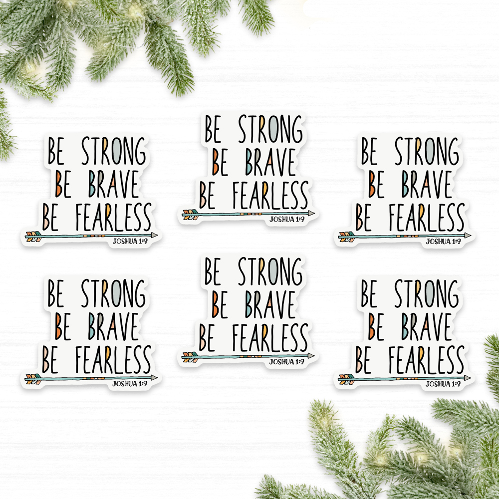 Be Strong Arrow Vinyl Sticker Holiday Bundle (6 pcs)