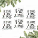  Be Strong Arrow Vinyl Sticker Holiday Bundle (6 pcs)