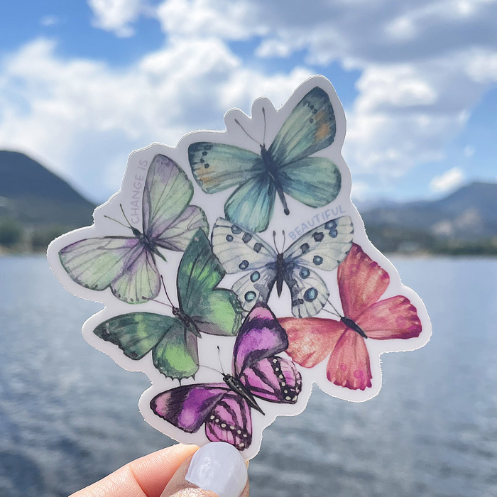 Butterfly Sticker Pack (Set of 4)