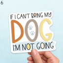  Assorted Dog Waterproof Laptop Stickers