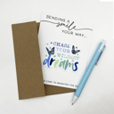  Sticker Card Chase Your Dreams