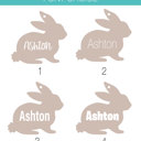  Personalized Easter Basket Tags | Easter | Bunny 