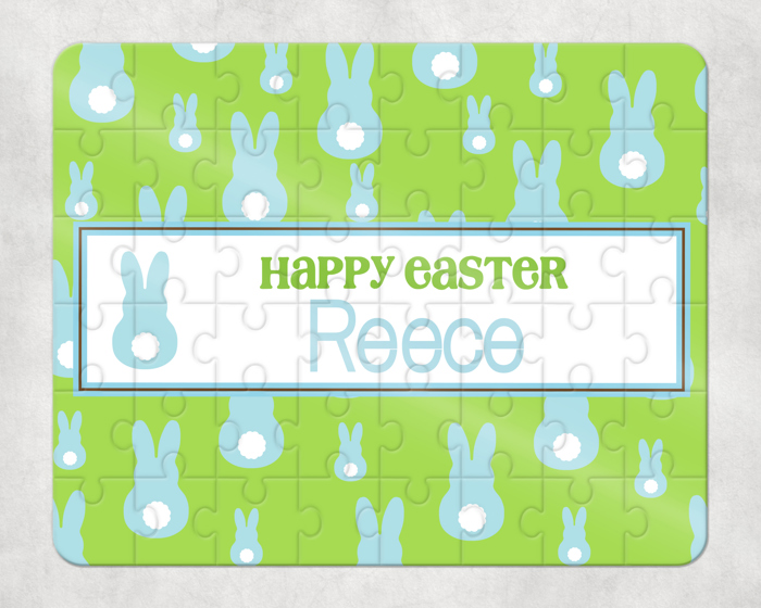 Personalized Easter Puzzle | Easter Bunny | Puzzle | Personalized