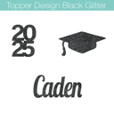  Grad Cupcake Toppers | Personalized | Set of 12