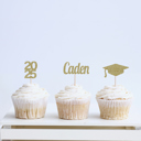  Grad Cupcake Toppers | Personalized | Set of 12